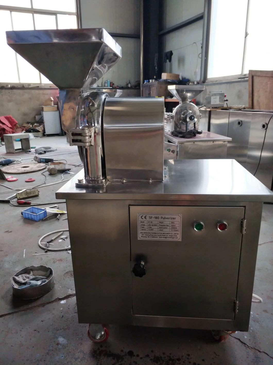 Sf-180 Lab Jaw Crusher Electrical Pulverizer