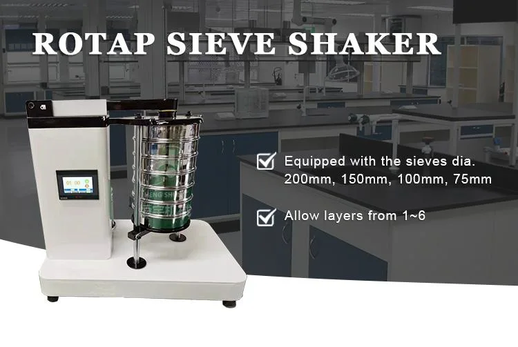 Slap Type Lab Test Vibrating Sieve Shaker for Particle Anylysis