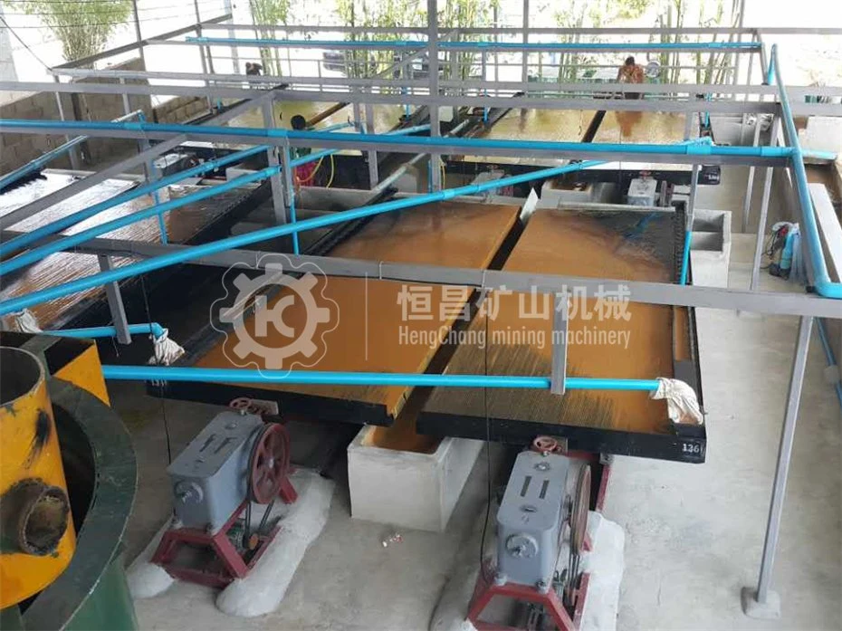 (Hot Sale) 6s Fiberglass Mining Equipment Laboratory Gold Separation Machine Canada Turkey Sudan Mali Peru Gold Recovery Gravity Shaking Table for Sale