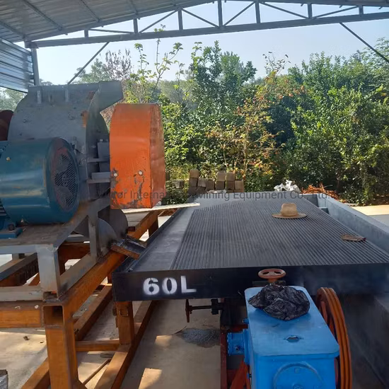 Ly1100 Ly0.5m2 Lyn1100 * 500 小型実験室重力分離用 Wilfley ミニ振動テーブル